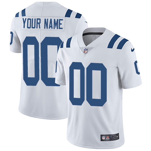 Nike Indianapolisî€ î€€Coltsî€ Customized White Stitched Vapor Untouchable ... Nike Indianapolisî€ î€€Coltsî€ Customized White Stitched Vapor Untouchable ...