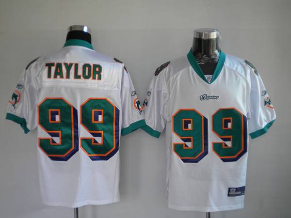 الجرانيت السعودي Dolphins Jason Taylor #99 White Stitched NFL Jersey الجرانيت السعودي