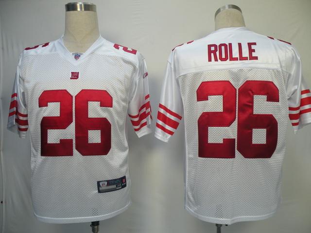 حساب دولي Giants #26 Antrel Rolle White Stitched NFL Jersey حساب دولي