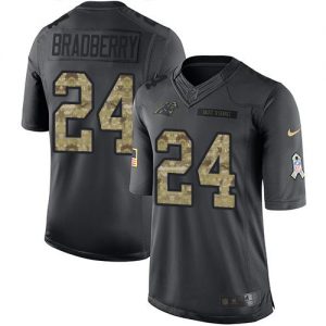 Nike Carolina Panthers No24 James Bradberry Blue Men's Stitched NFL Limited Rush Jersey